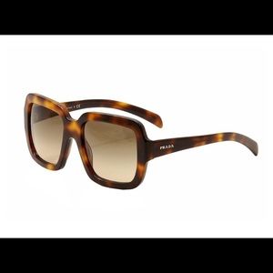 Prada Square Sunglasses Havana